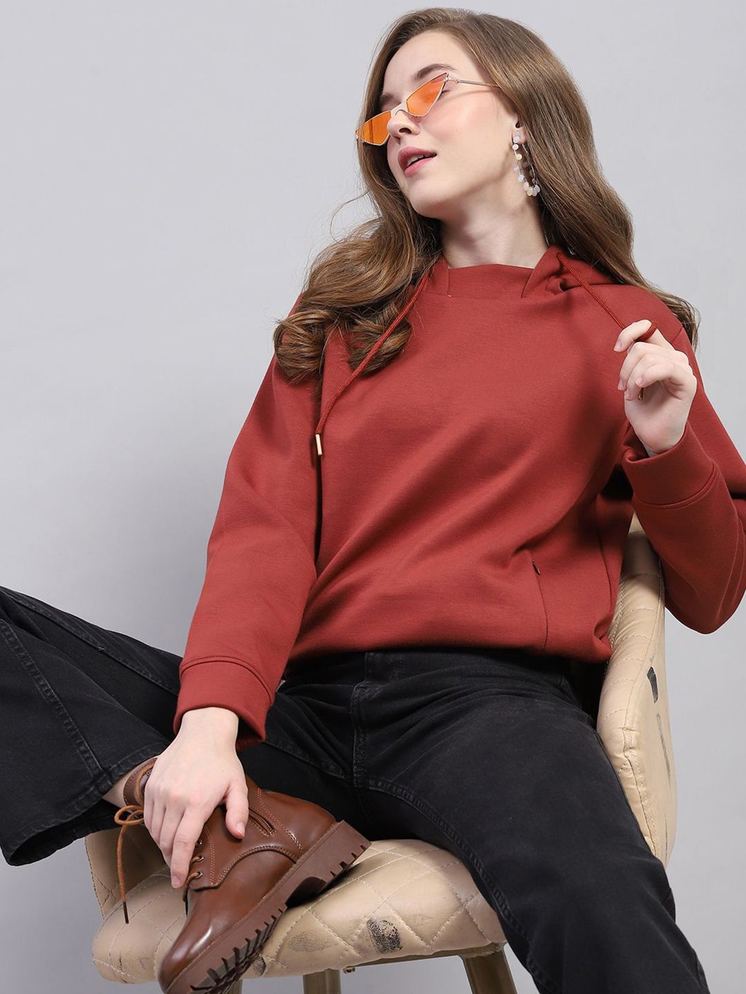 Monte Carlo Women Hooded Long Sleeves Sweatshirt