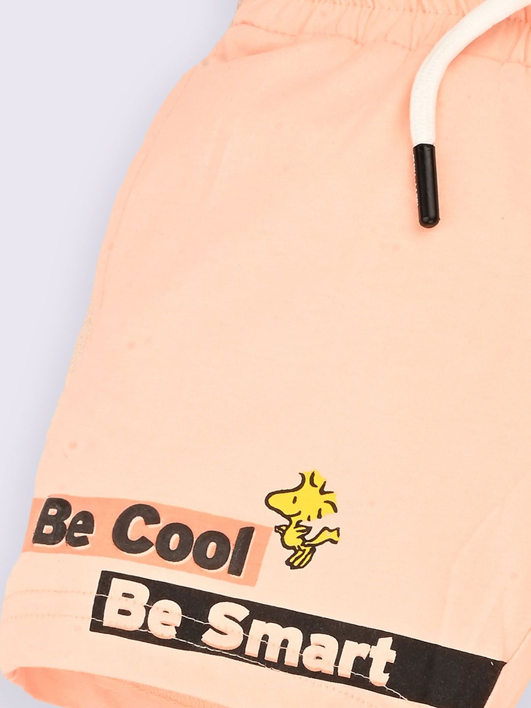 Happy Faces Boys Peanuts Printed Cotton Shorts