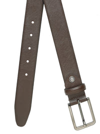 Teakwood Leathers Men Textured Leather Formal Belt