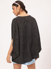 DressBerry Easy Flow Ditsy Polka Batwing Top