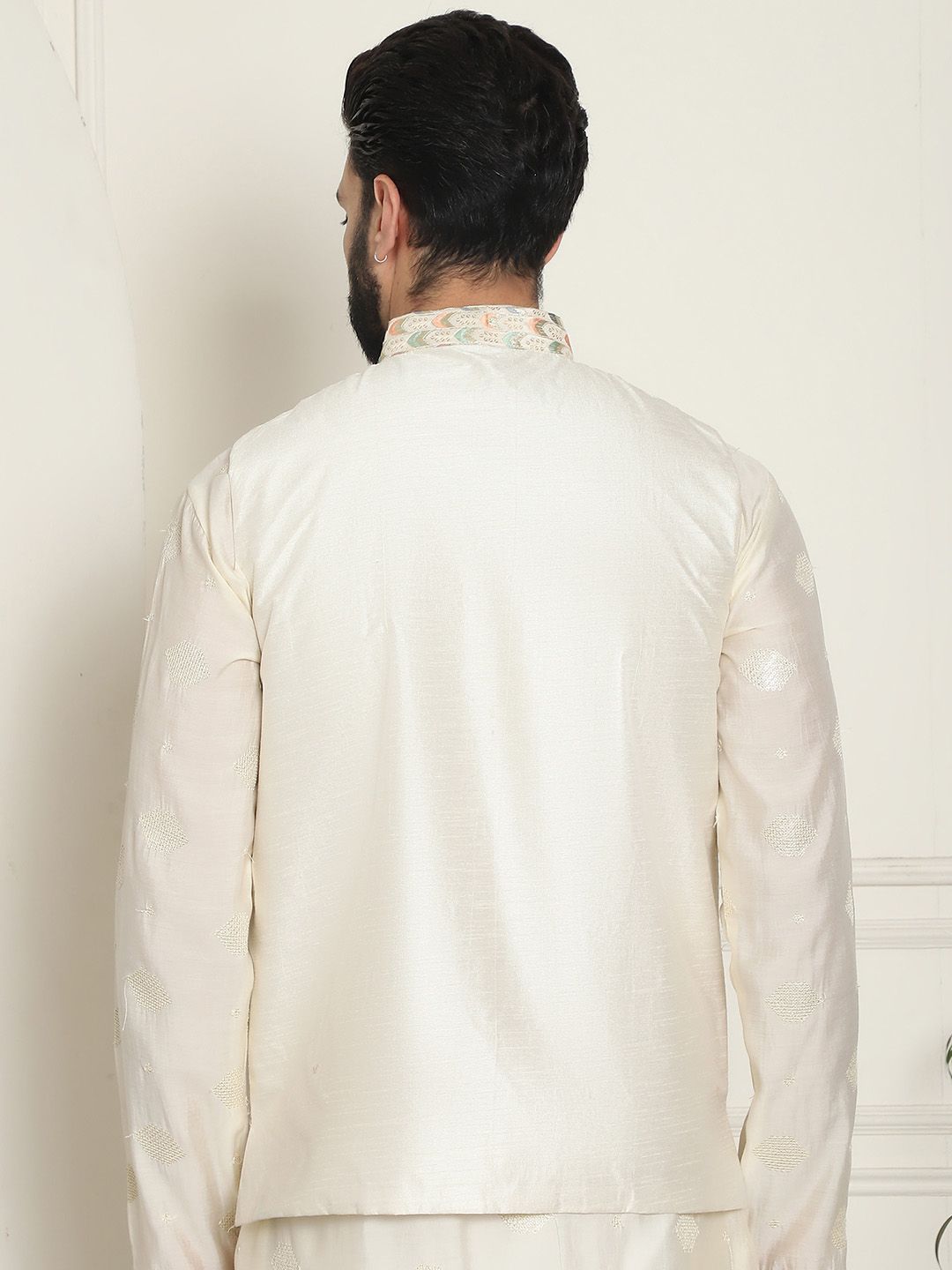 SOJANYA LUXE Jaket Nehru Kolar Mandarin Sulam Lelaki