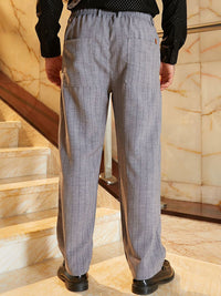 Campus Sutra Men Relaxed Fit Mid Rise Comfort Trousers