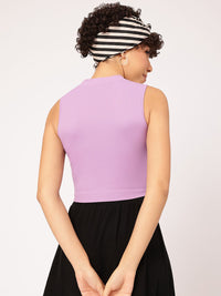 DressBerry Cut-Out Ribbed Crop Top