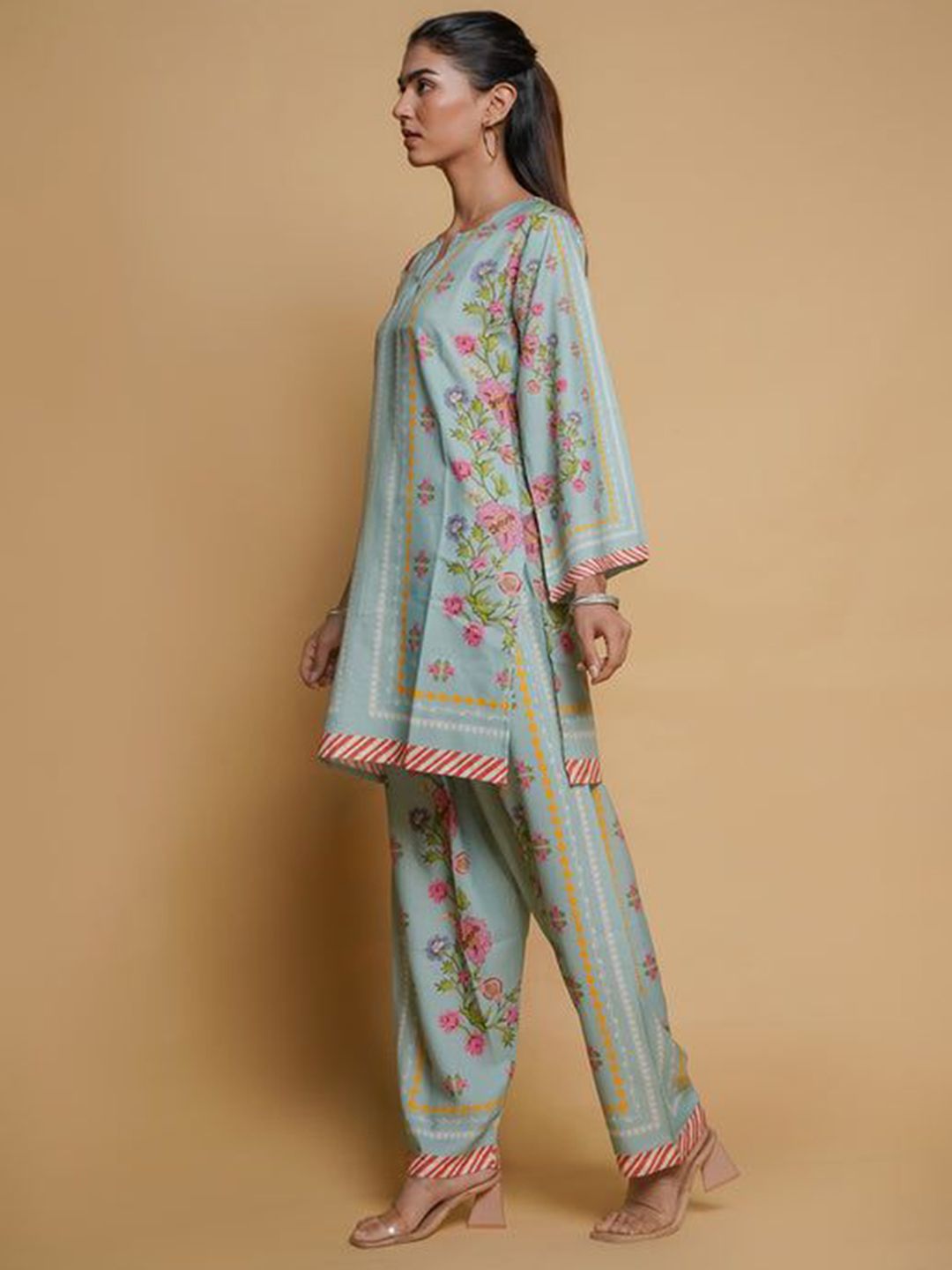HOUSE OF KARI Printed Tunic & Trouser