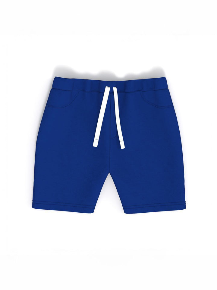 Nauti Nati Boys Graphic Printed Pure Cotton Sleeveless T-shirt With Shorts