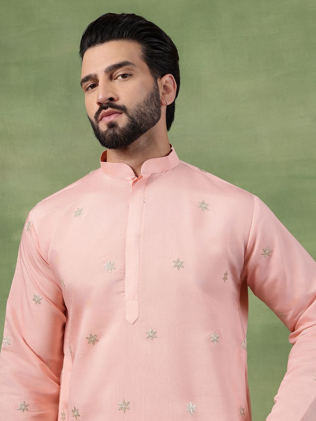SOJANYA Kurta Sulam Bunga Lelaki