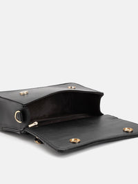 DressBerry Structured Satchel Textured with Quilted Detail