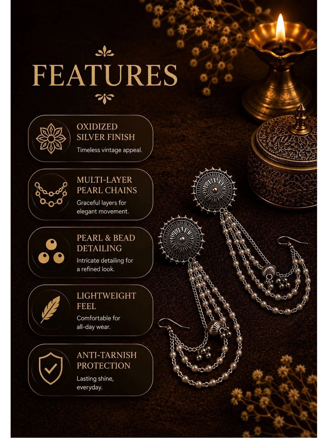 PANASH Circular Earrings