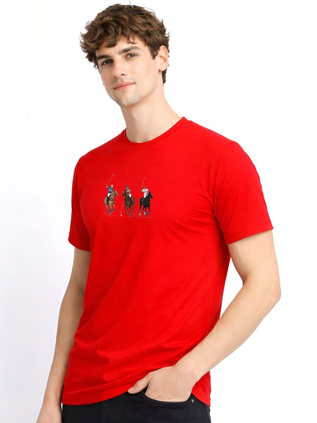 ADRO Men Printed T-shirt