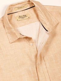 Thomas Scott Men Classic Slim Fit Opaque Casual Shirt