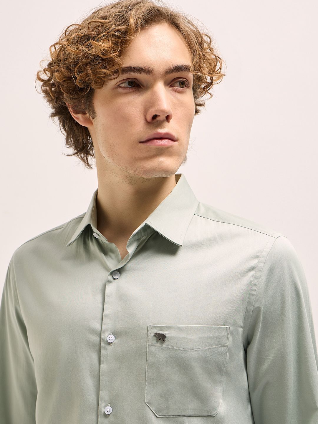 THE BEAR HOUSE Tailored Fit Pure Cotton Formal Shirt