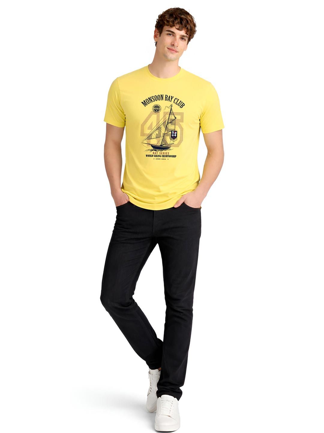 ADRO Men Printed T-shirt