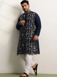 SOJANYA PLUS Men Embellished Thread Work Kurta