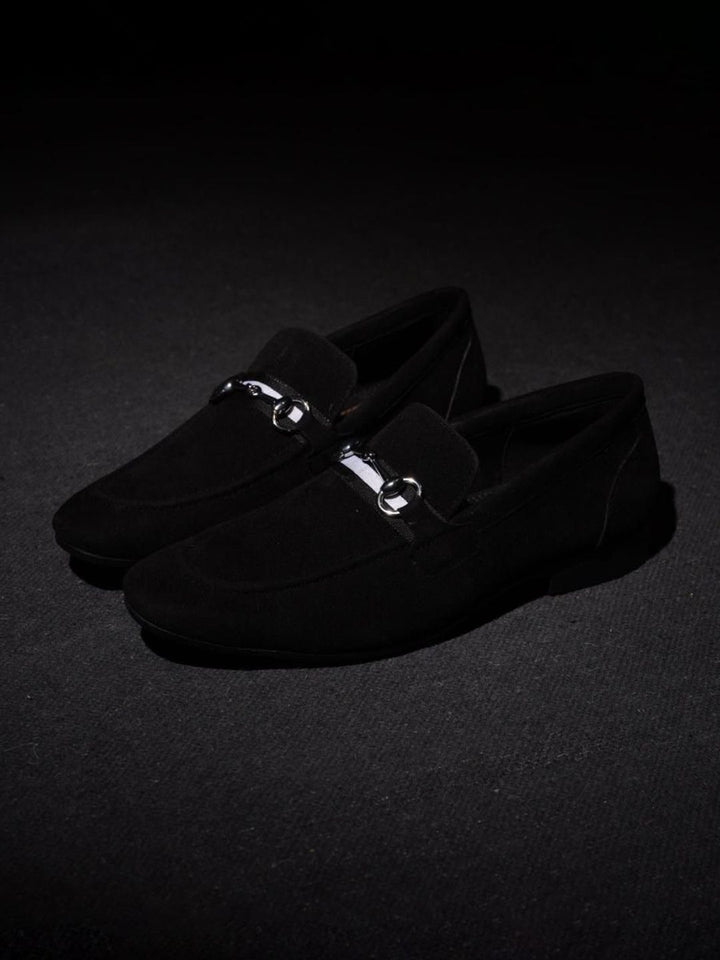 MONKSTORY Vintage Men Round Toe Horsebit Loafers