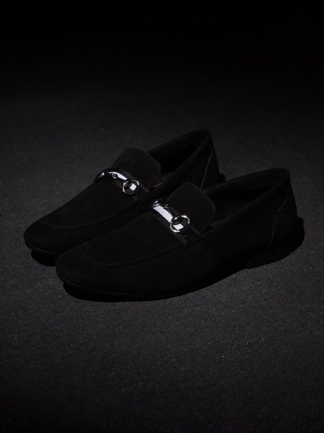 MONKSTORY Vintage Men Round Toe Horsebit Loafers