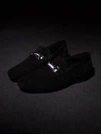 MONKSTORY Vintage Men Round Toe Horsebit Loafers