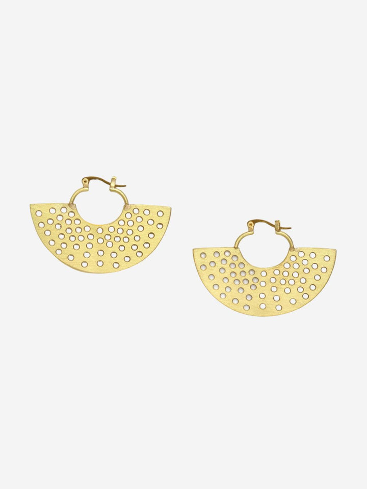 DressBerry Gold-Plated Contemporary Drop Earrings