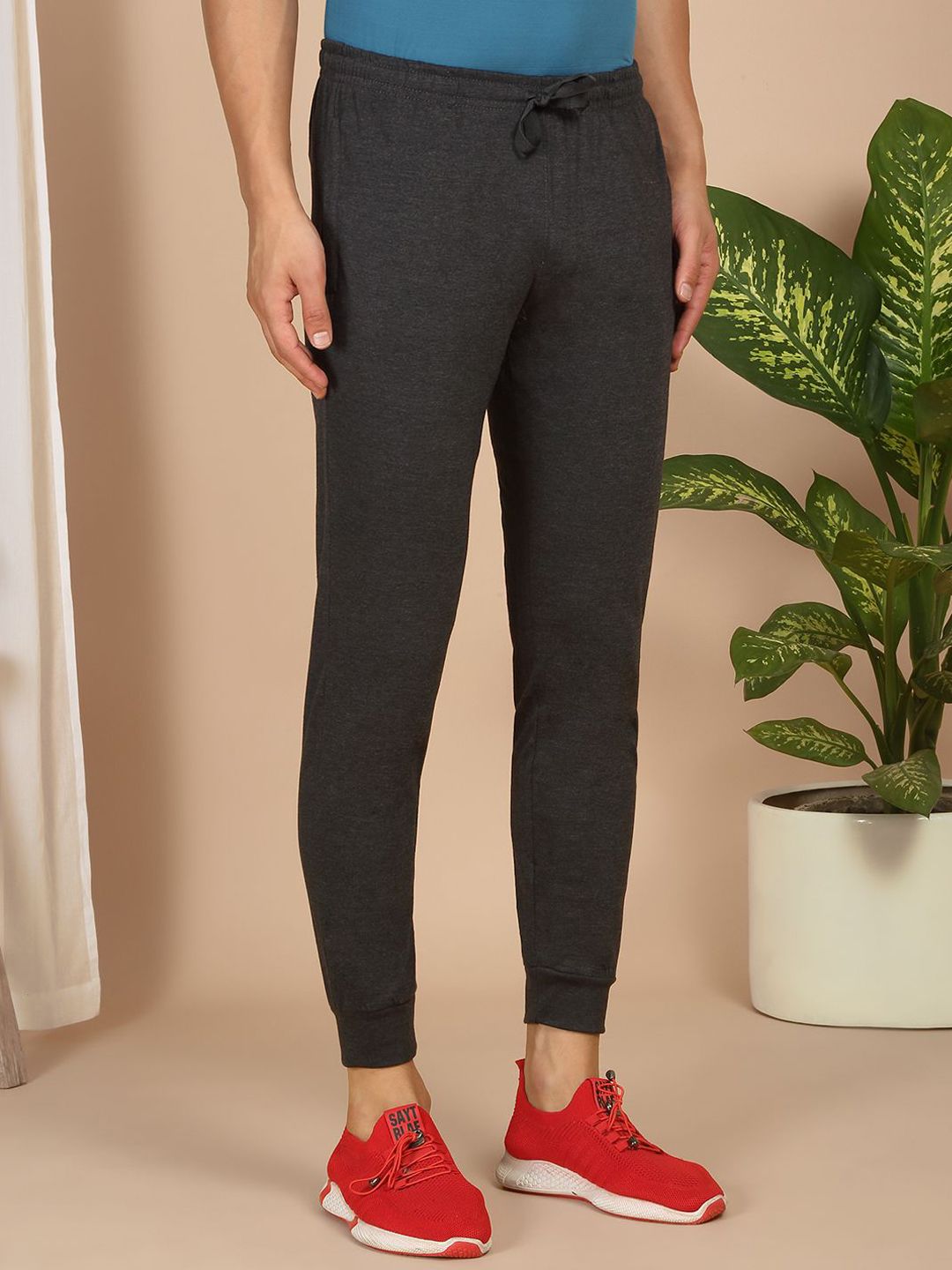 Sweet Dreams Women Cotton Mid-Rise Joggers