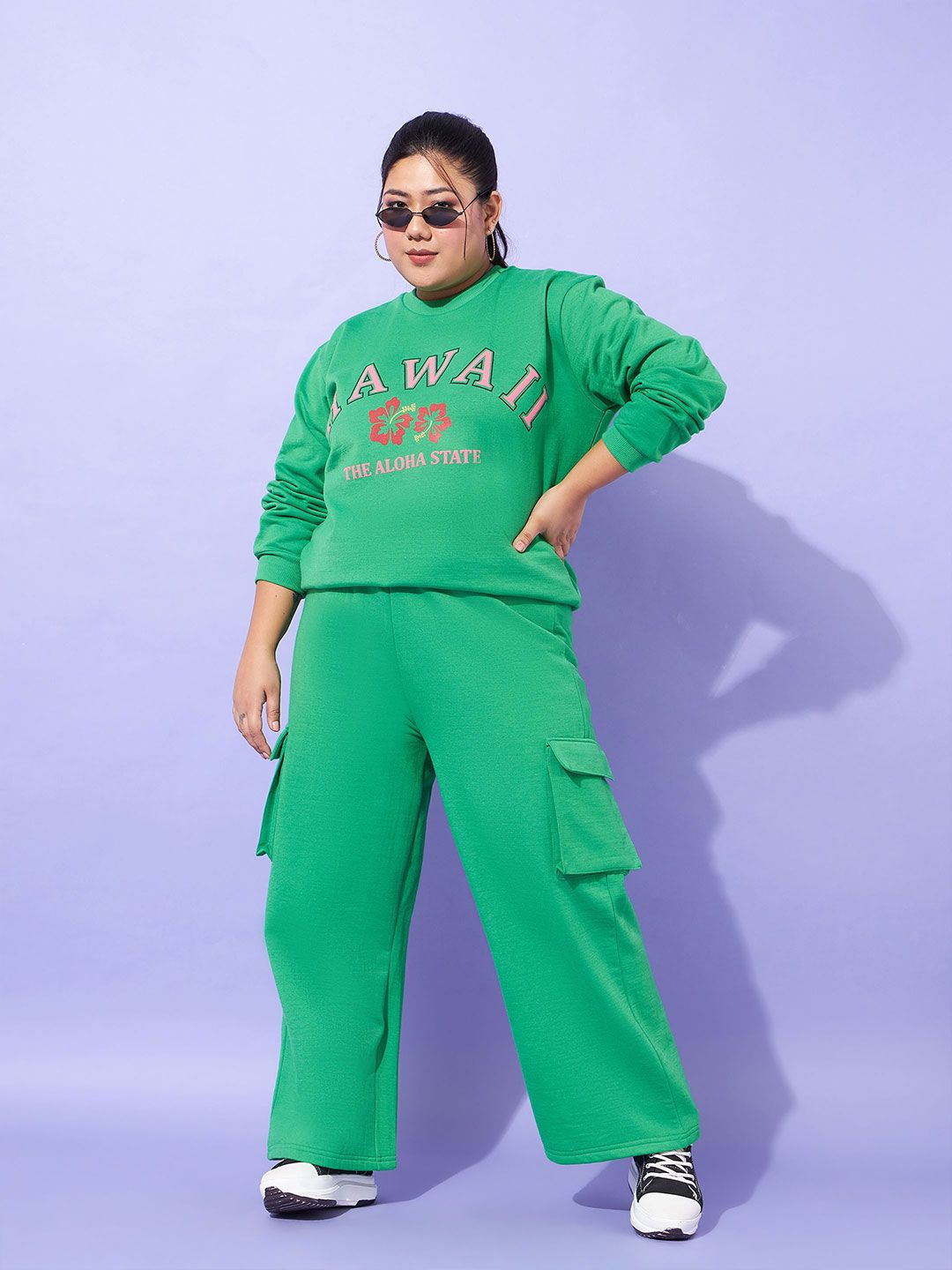 SASSAFRAS Curve Women Printed Sweatshirt