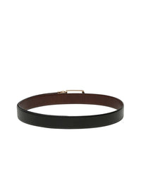 Teakwood Leathers Men Textured Leather Reversible Formal Belt