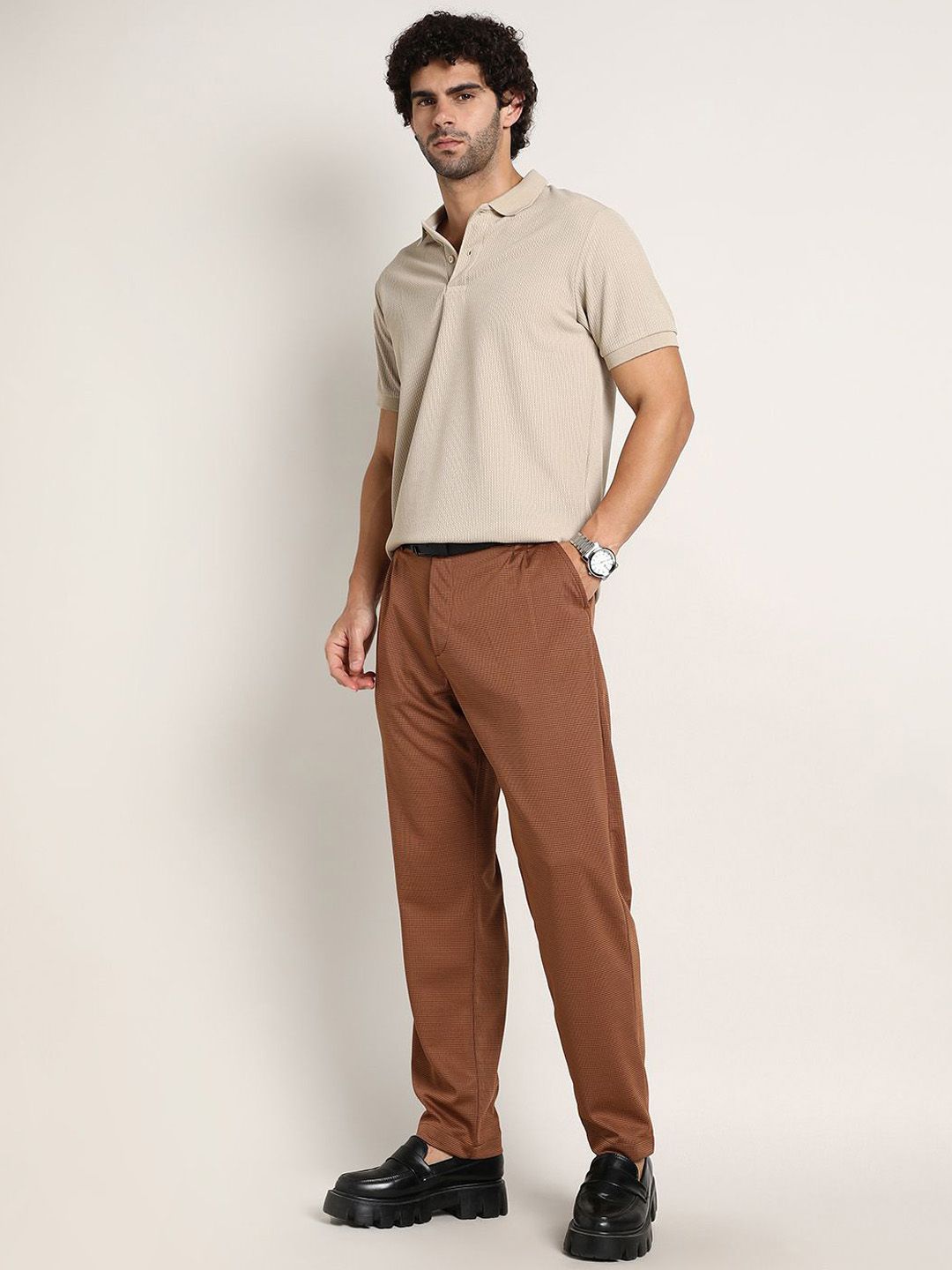 Campus Sutra Men Comfort Cargos Trousers