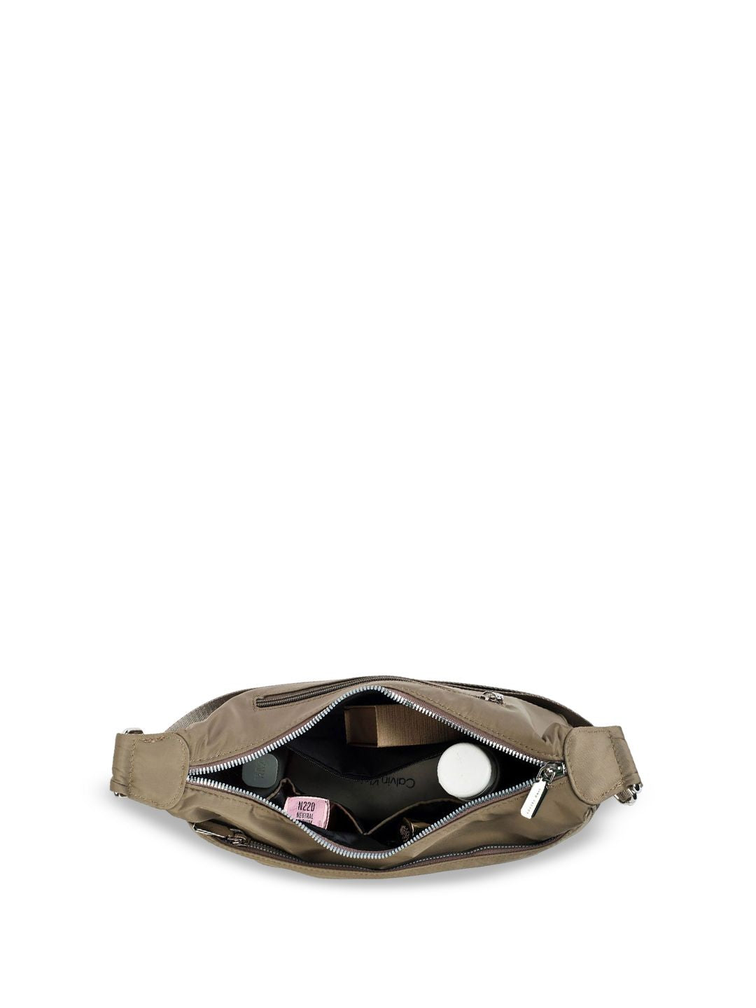 Lino Perros Unisex Solid Structured Sling Bag With Pouch