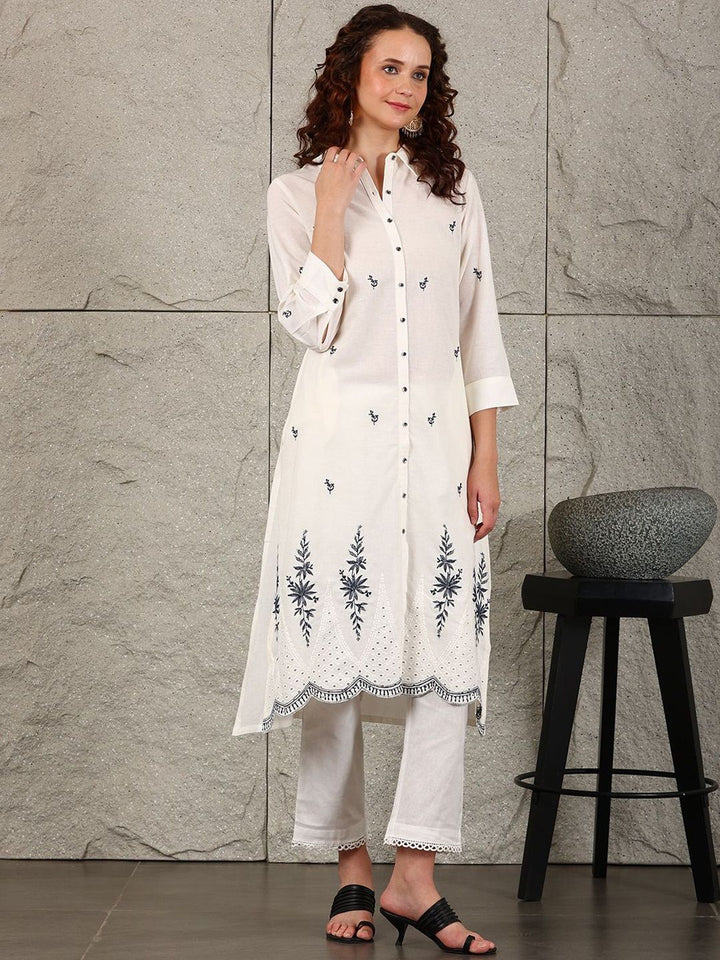 W Women Floral Printed Kurta