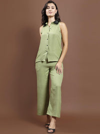 Athena Linen Shirt & Seluar Linen
