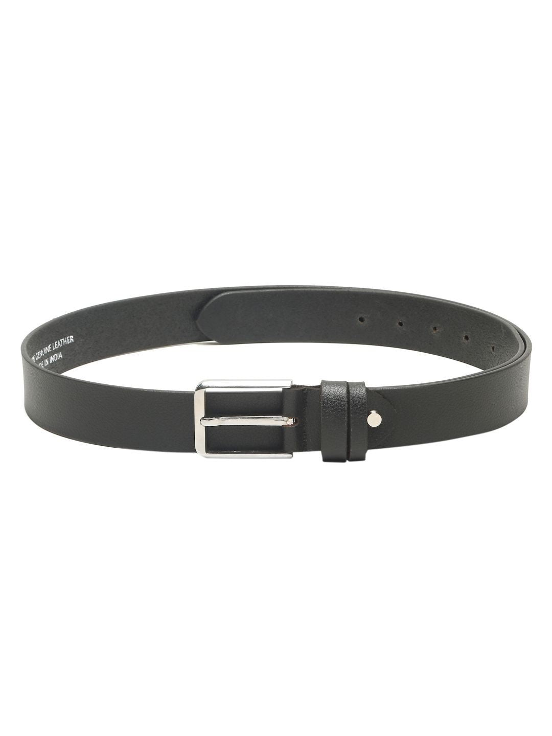 Teakwood Leathers Men Textured Leather Belt
