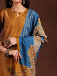 Libas Women Floral Printed Regular Kurta with Trousers & With Dupatta
