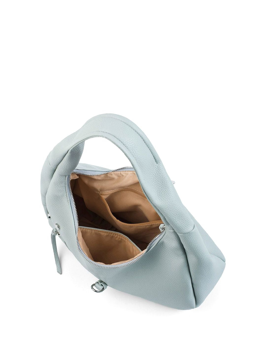 Lino Perros Women Textured Half Moon Handheld Bag