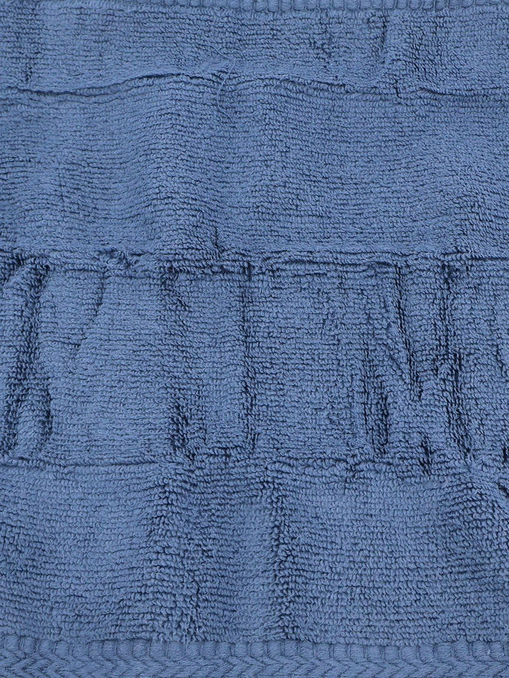 BOMBAY DYEING Blue 3 Pcs Pure Cotton 650 GSM  Face Towel