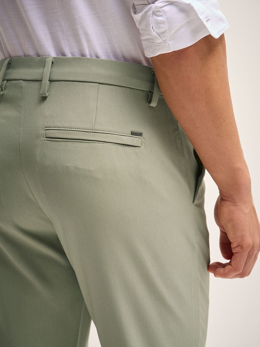 THE BEAR HOUSE Men Slim Fit Trousers