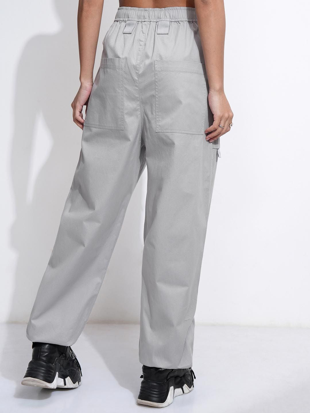 Tokyo Talkies Women Parachute Pant With Elastic Closures