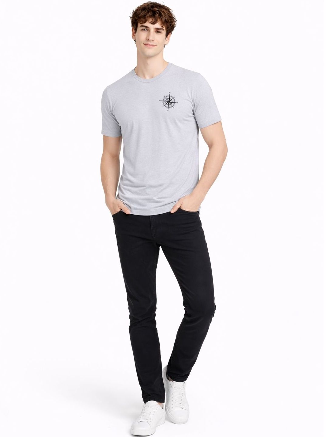 ADRO Men Printed T-shirt