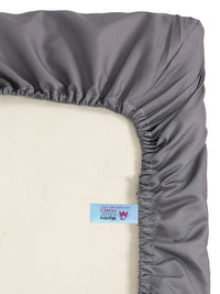 Myntra Elegant Homes Grey Floral 300 TC Cadar Katil King dengan 2 Sarung Bantal
