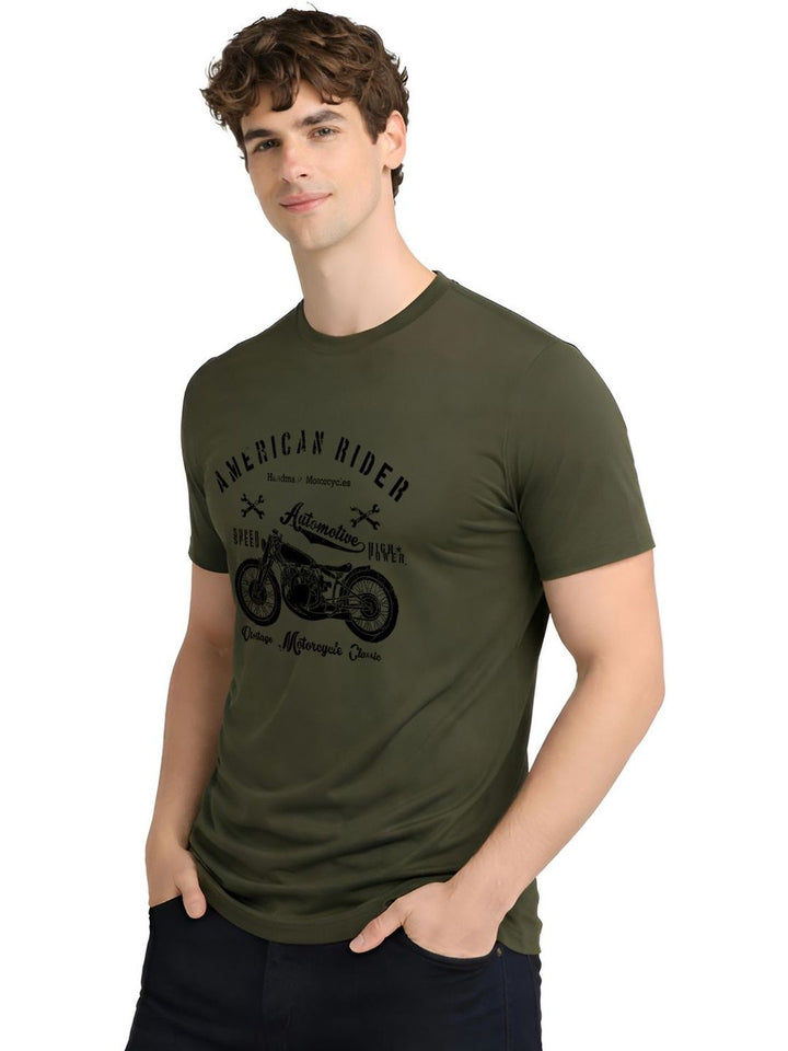 ADRO Men Printed T-shirt