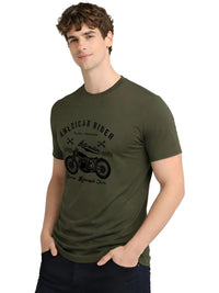 ADRO Men Printed T-shirt