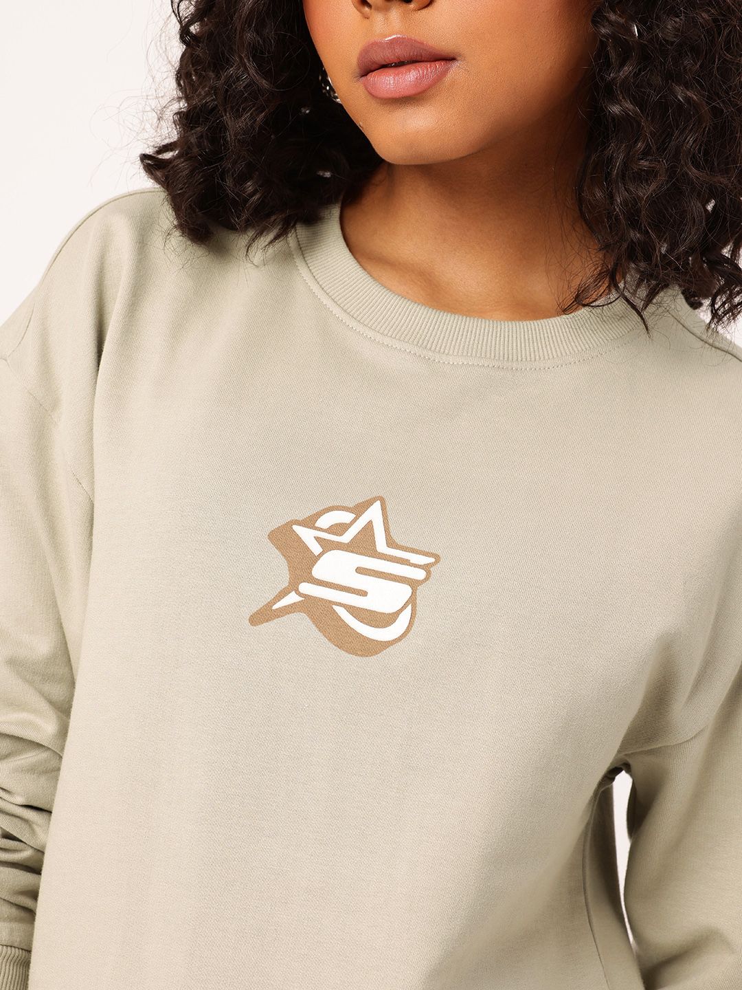DressBerry Graphic Printed Sweatshirt