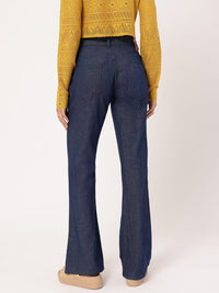 DressBerry Women Retro Vibe Bootcut Fit Jeans