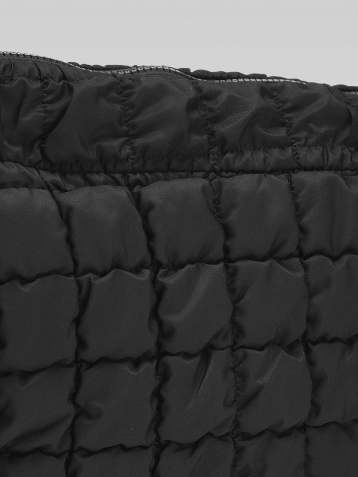 DressBerry Structured Shoulder Bag with Quilted Detail