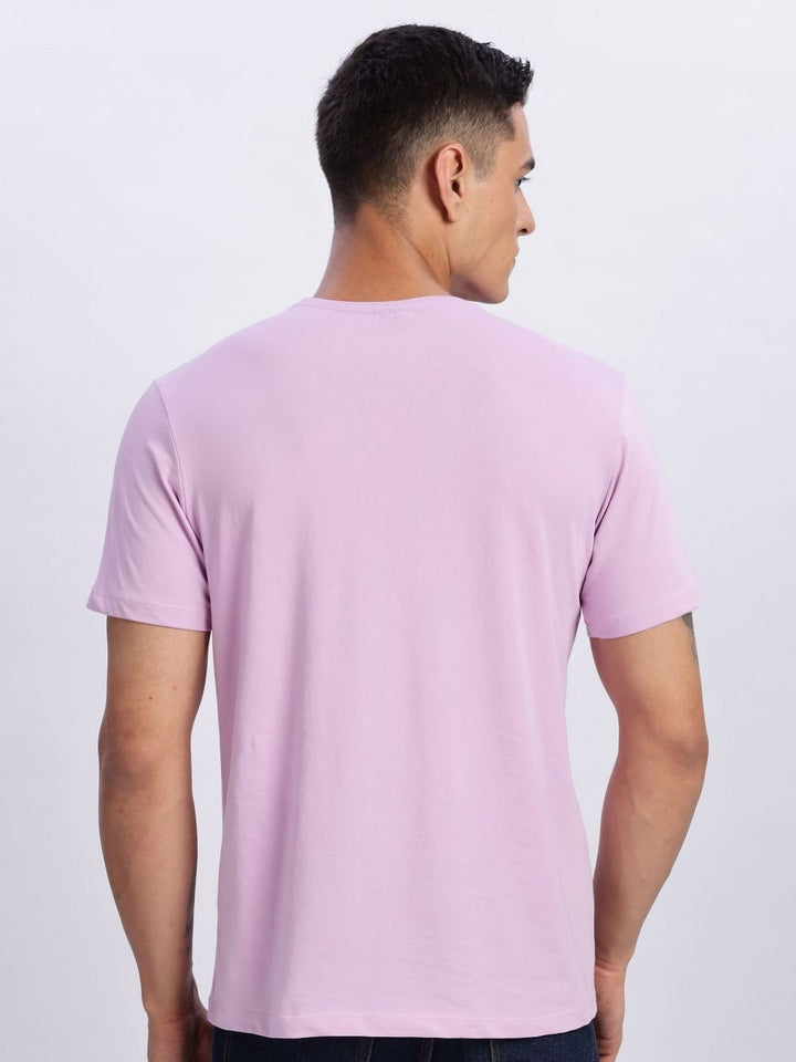 ADRO Men Typography Printed Round Neck Cotton T-shirt