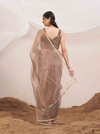 Tikhi Imli Organza Saree
