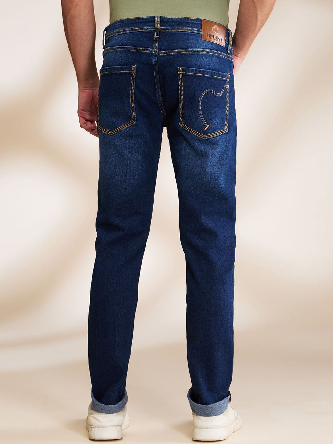 Being Human Men Slim Fit Mid-Rise Jeans