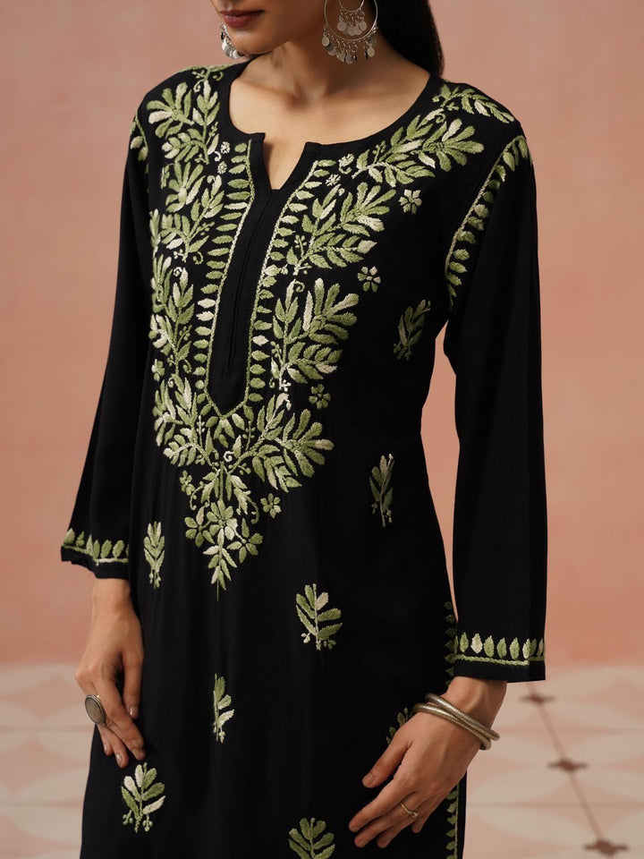 House of Chikankari Women Ethnic Motifs Embroidered Thread Work Kurta