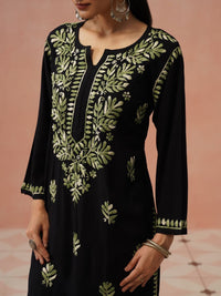 House of Chikankari Women Ethnic Motifs Embroidered Thread Work Kurta