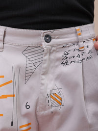 The Indian Garage Co Men Geometric Printed Mid-Rise Shorts