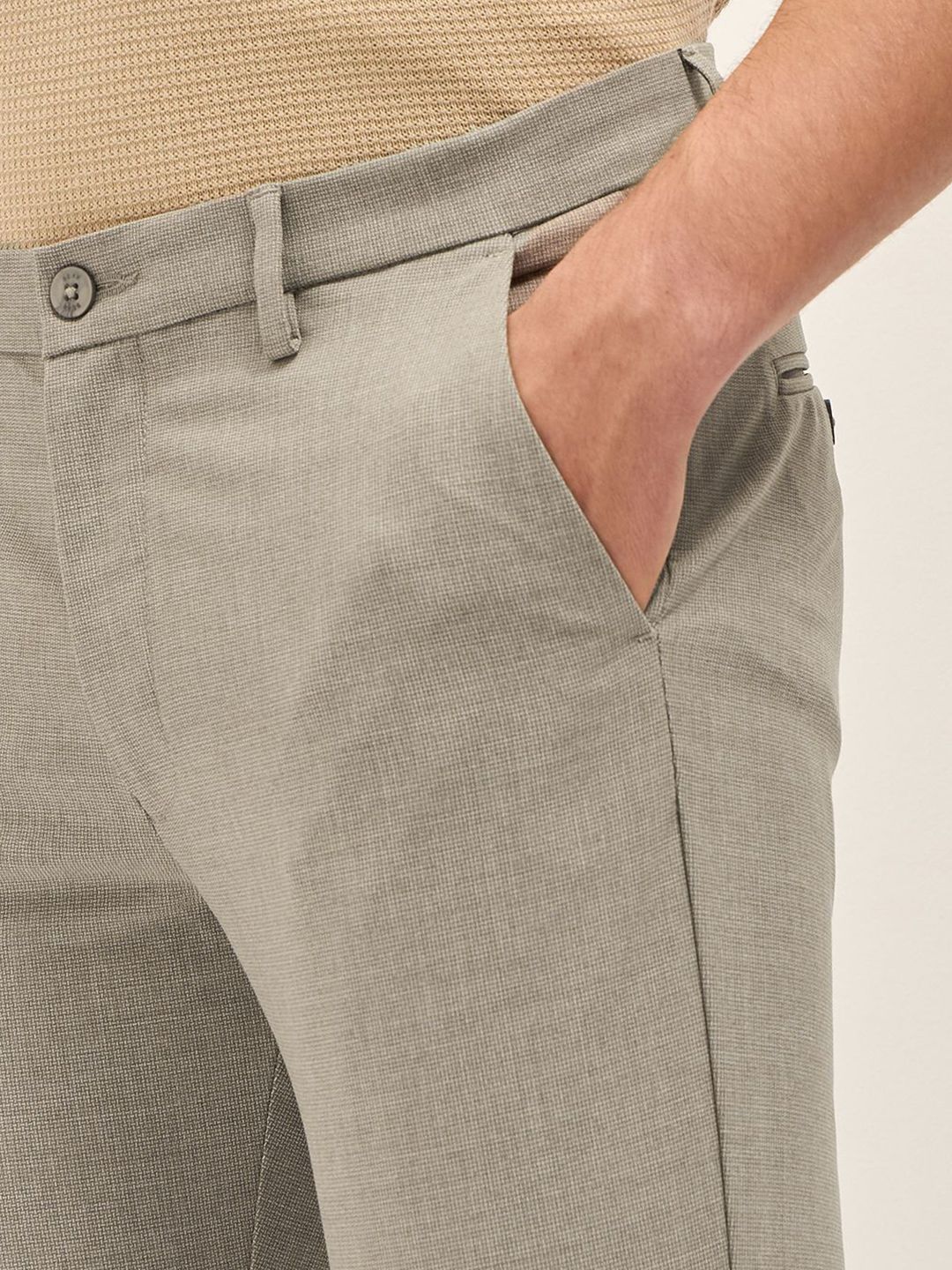 THE BEAR HOUSE Men Slim Fit Trousers