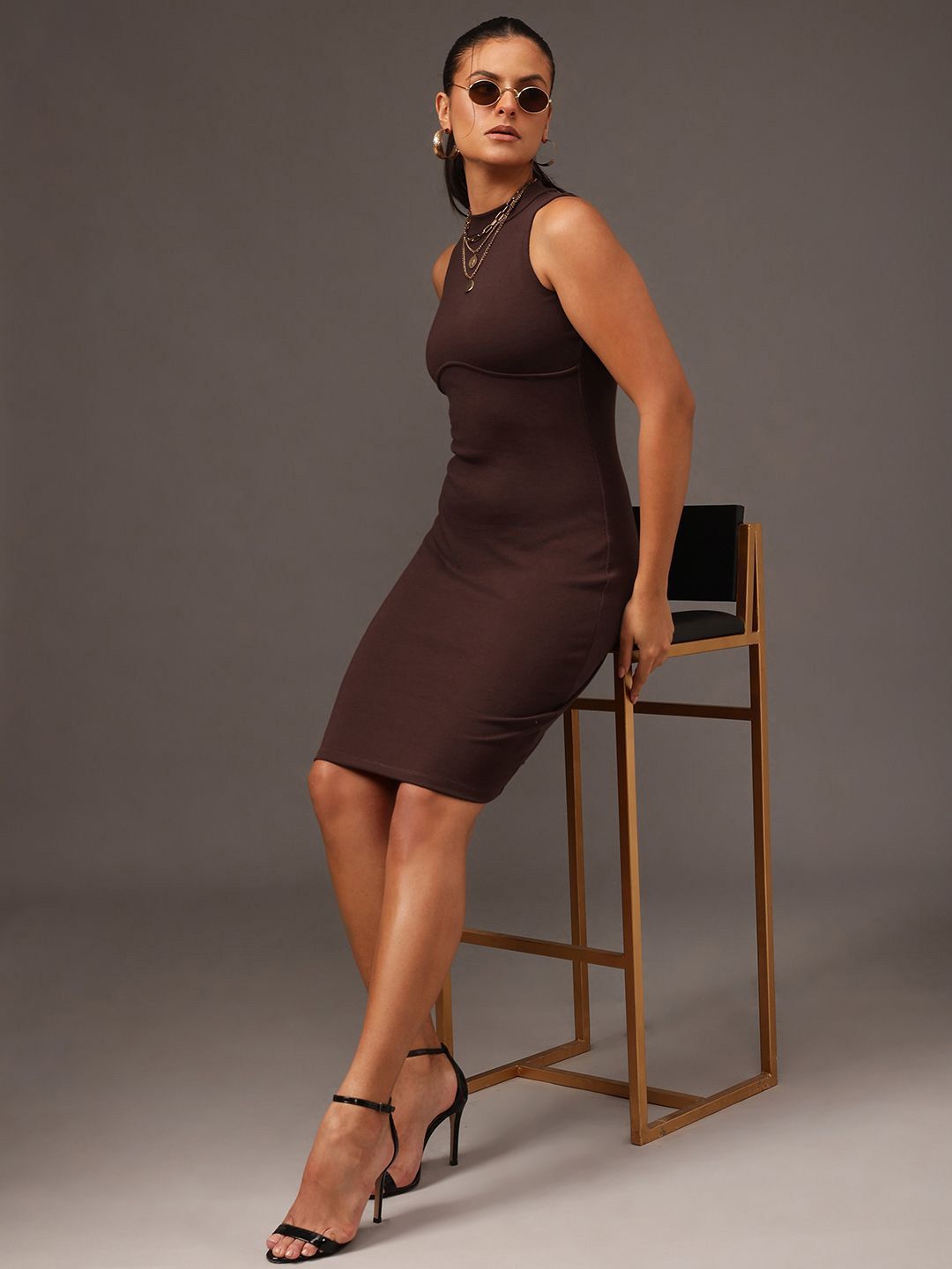 STREET 9 Cotton A-Line Dress
