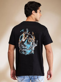 Being Human Men Graphic Printed Round Neck Cotton T-shirt
